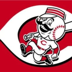 Cincinnati Reds Baseball Club US Flag 3X5Ft Banner USA Polyester with Brass Grommets - 9
