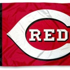 Cincinnati Reds Baseball Flag 3X5Ft Banner USA Polyester with Brass Grommets