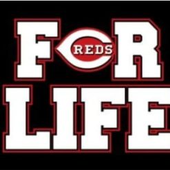 Cincinnati Reds For Life Flag 3X5Ft Banner USA Polyester with Brass Grommets
