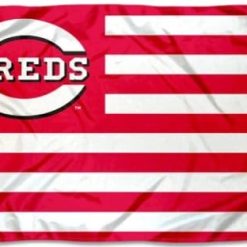 Cincinnati Reds Nation Flag 3X5Ft Banner USA Polyester with Brass Grommets
