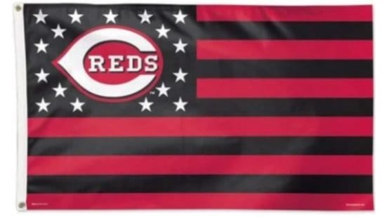 Cincinnati Reds Star Flag 3X5 Banner USA Polyester with Brass Grommets