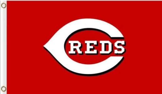 Cincinnati Reds US Flag 3X5Ft Banner USA Polyester with Brass Grommets
