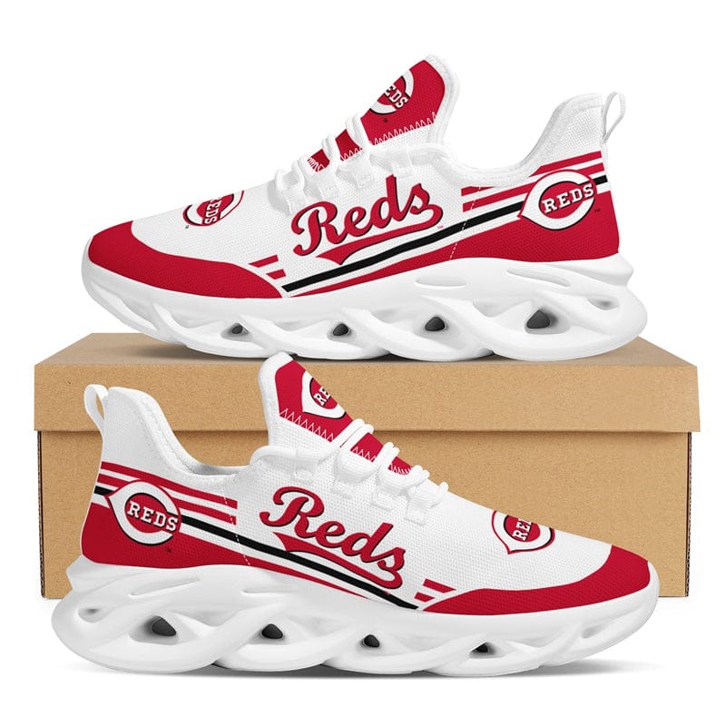 Alternative view of Cincinnati Reds Max Soul Sneakers Shoes Elevate Your Every Step