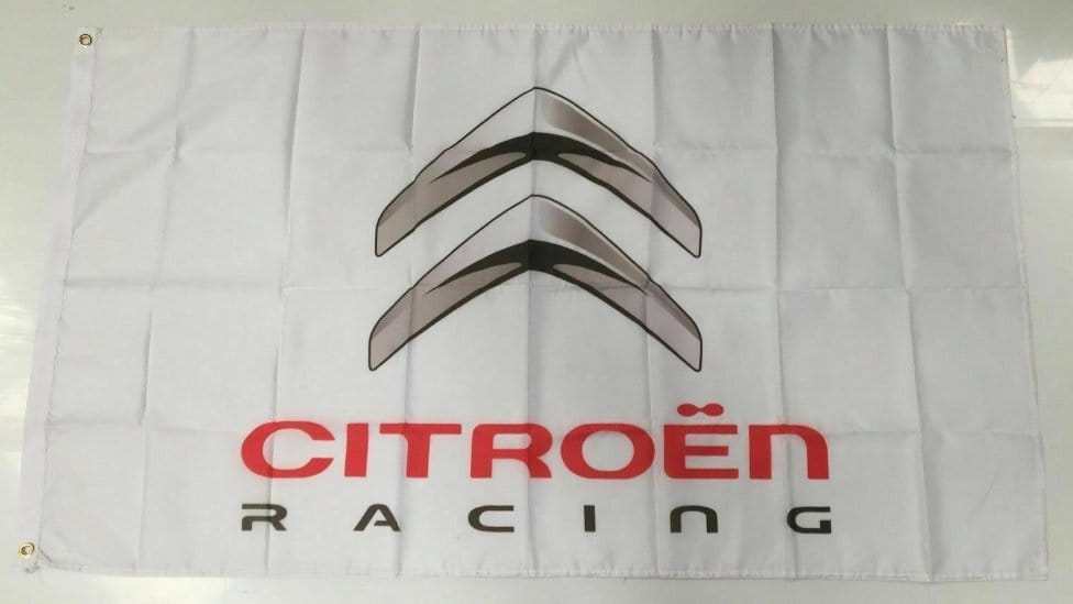 Citroen Racing Banner Flag - Car Hatch Turbo Diesel Mechanic Workshop Man Cave3x5ft
