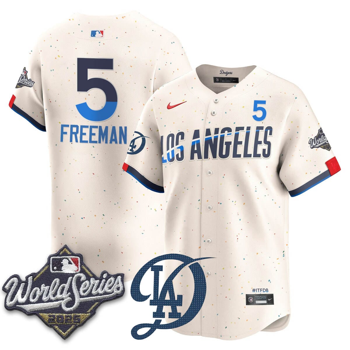 Los Angeles Dodgers 2025 World Series Jersey - All Stitched - Image 4