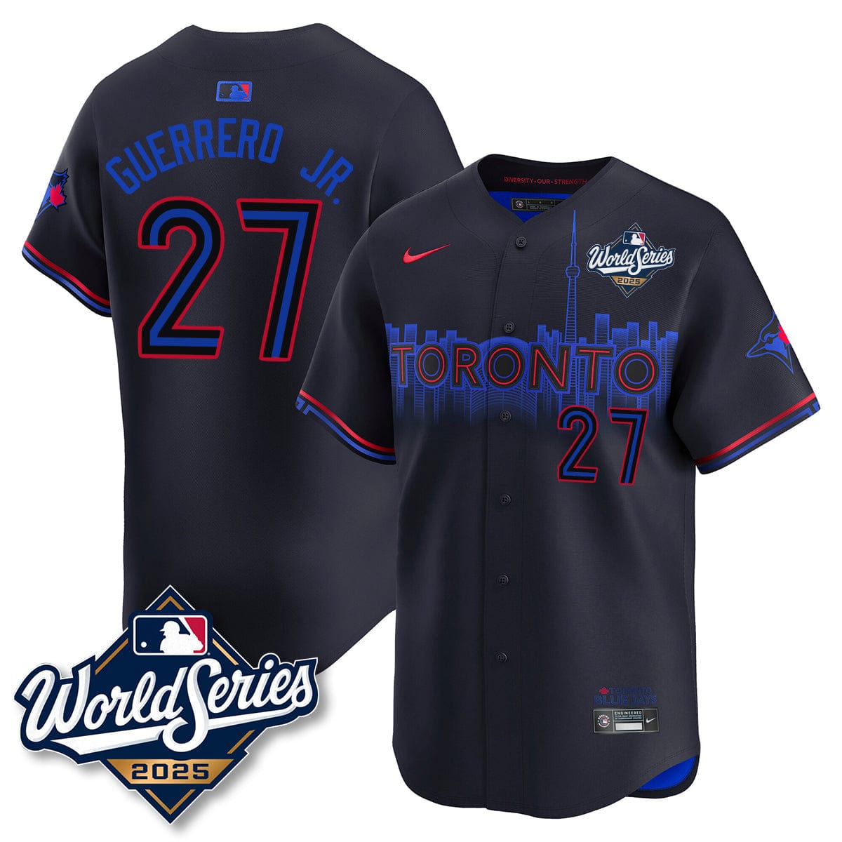 Toronto Blue Jays 2025 World Series Jersey - All Stitched - Image 5