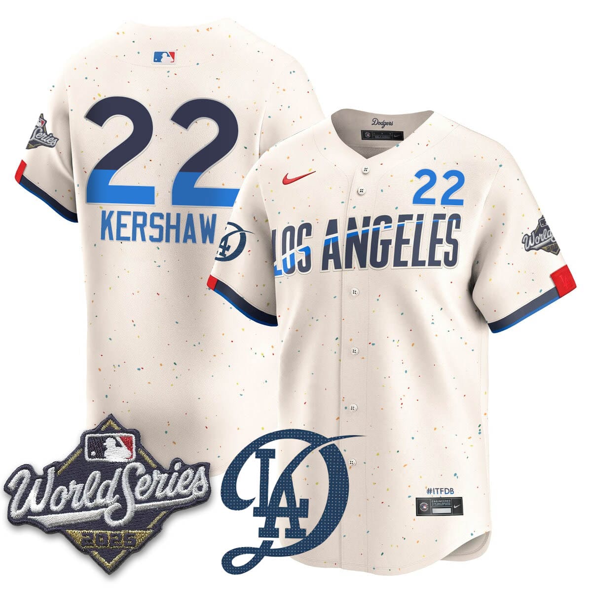Los Angeles Dodgers 2025 World Series Jersey - All Stitched - Image 5