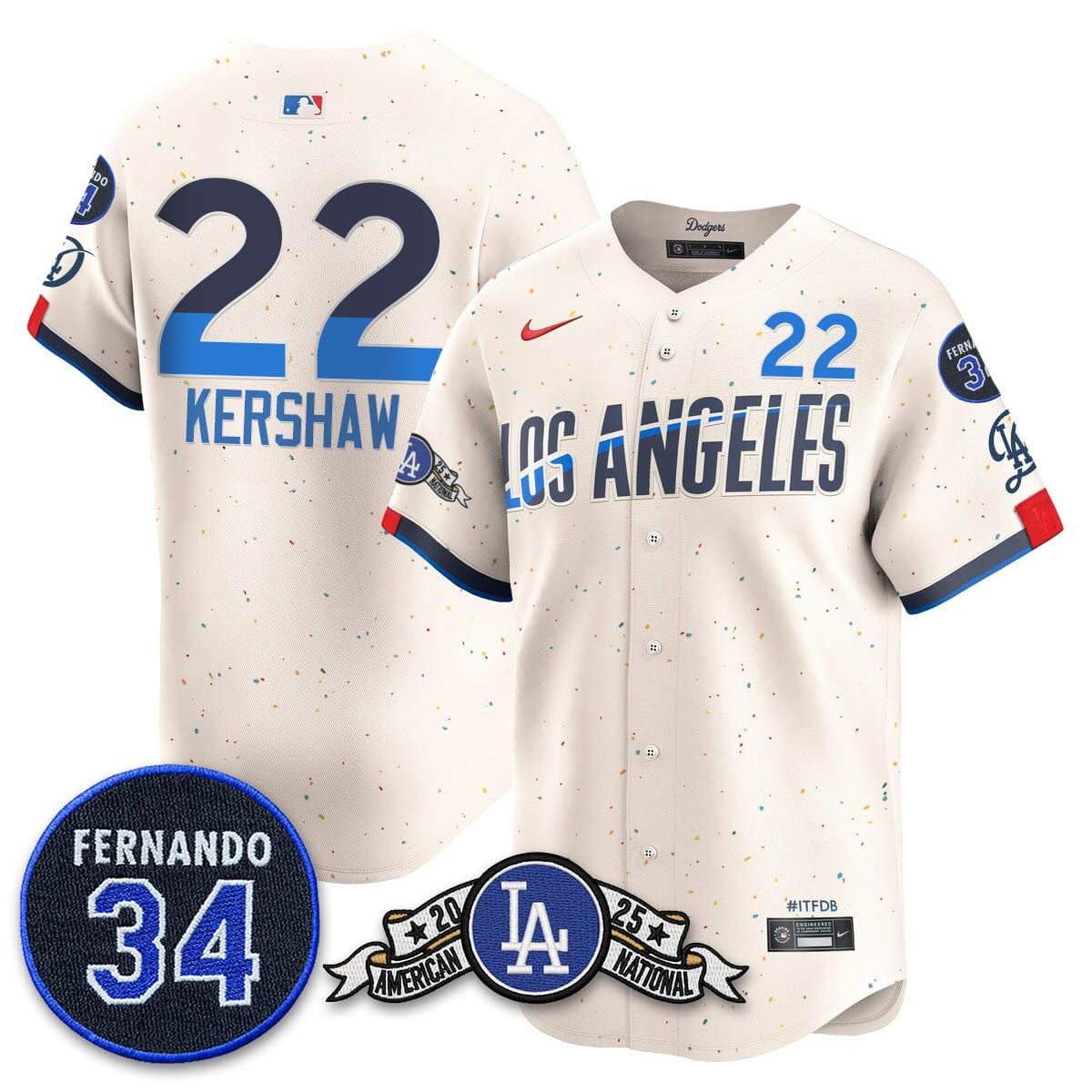 Los Angeles Dodgers 2025 National League Champions Jersey - All Stitched - Image 13