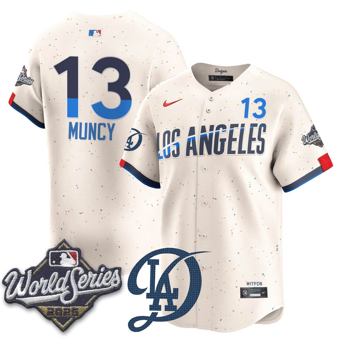 Los Angeles Dodgers 2025 World Series Jersey - All Stitched - Image 6