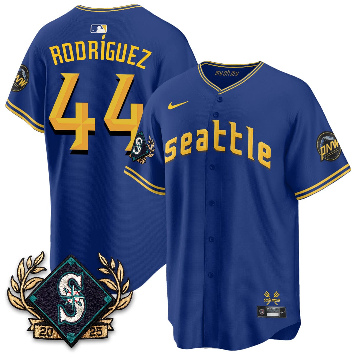 Seattle Mariners 2025 Series Champions Jersey - All Stitched - Image 10