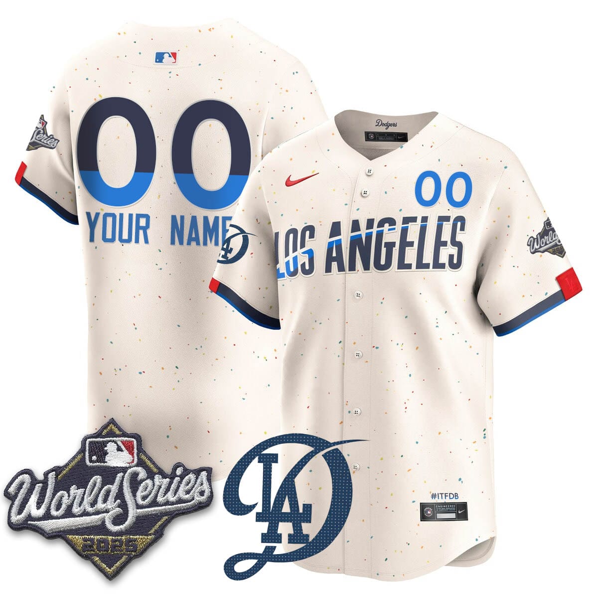 Los Angeles Dodgers 2025 World Series Jersey - All Stitched - Image 9