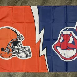 Cleveland Browns Indians Flag 3x5 ft Sports Banner Man-Cave Garage New