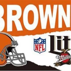 Cleveland Browns Lite Flag 3X5 Ft Polyester Banner USA 90x150cm