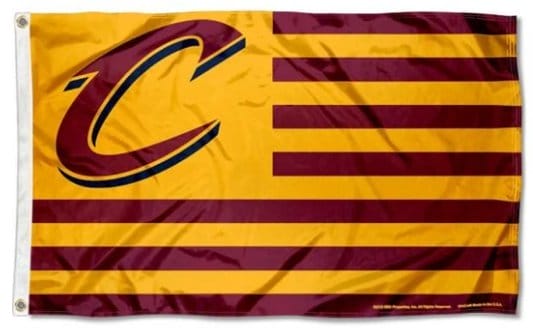 Cleveland Cavaliers Basketball Club Yellow Flag 3X5Ft Polyester Banner USA Digital Print