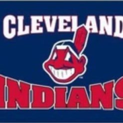 Cleveland Indians Banner flag 3X5Ft Banner USA Polyester with Brass Grommets
