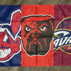 Cleveland Indians Browns Cavaliers Flag 3x5  Sports Banner Man-Cave Garage