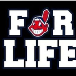 Cleveland Indians For Life flag 3X5Ft Banner USA Polyester with Brass Grommets
