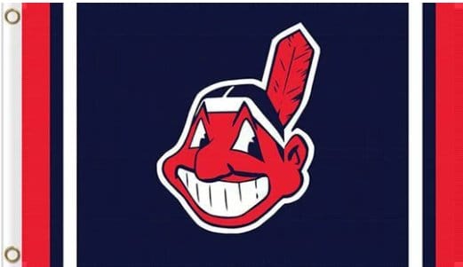 Cleveland Indians custom flag 3X5Ft Banner USA Polyester with Brass Grommets