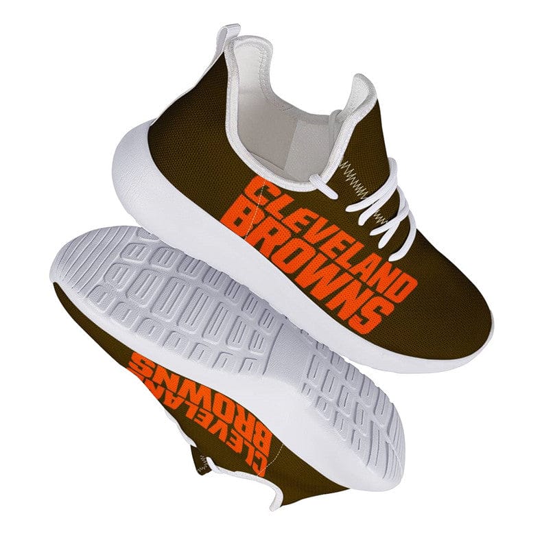 Alternative view of Cleveland Browns Team Logo Limited Sneaker Shoes  For Men Women Fans