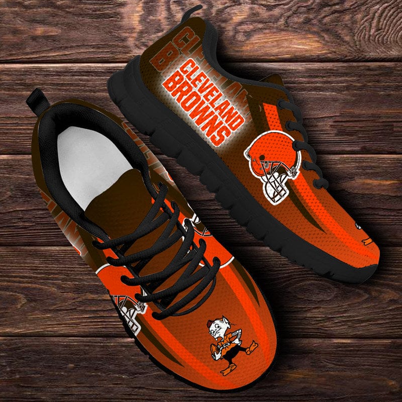 Cleveland Browns Red Sport Sneake NLF Shoes