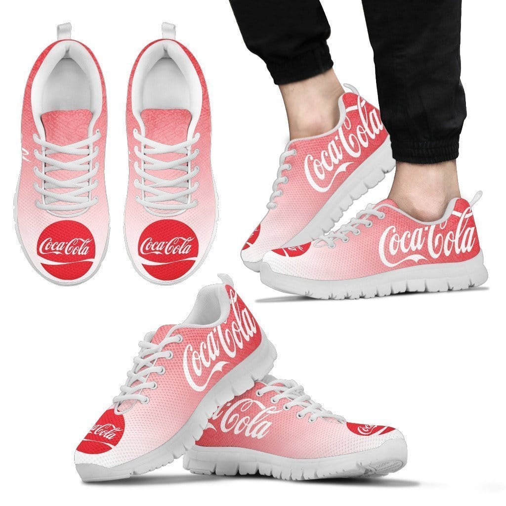 Coca Cola Patterns Canvas Limited Sneaker Shoes For Men Women Fans - Image 3