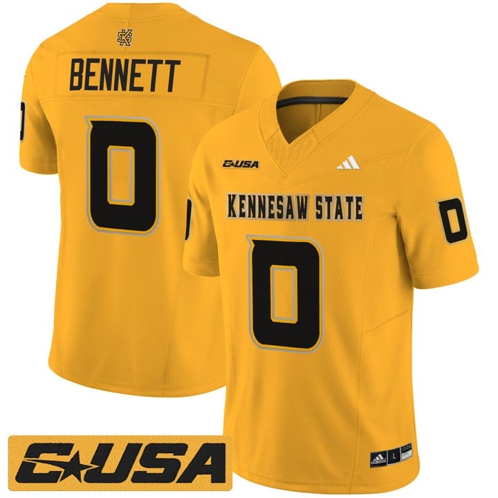 Coleman Bennett Jersey #0 Kennesaw State Owls 2025 Vapor Stitched - Image 5