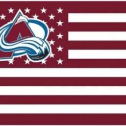 Colorado Avalanche Team US Flag 3X5Ft Polyester Digital Print Banner USA