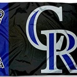 Colorado Rockies Flag 3X5Ft Banner USA Polyester with Brass Grommets