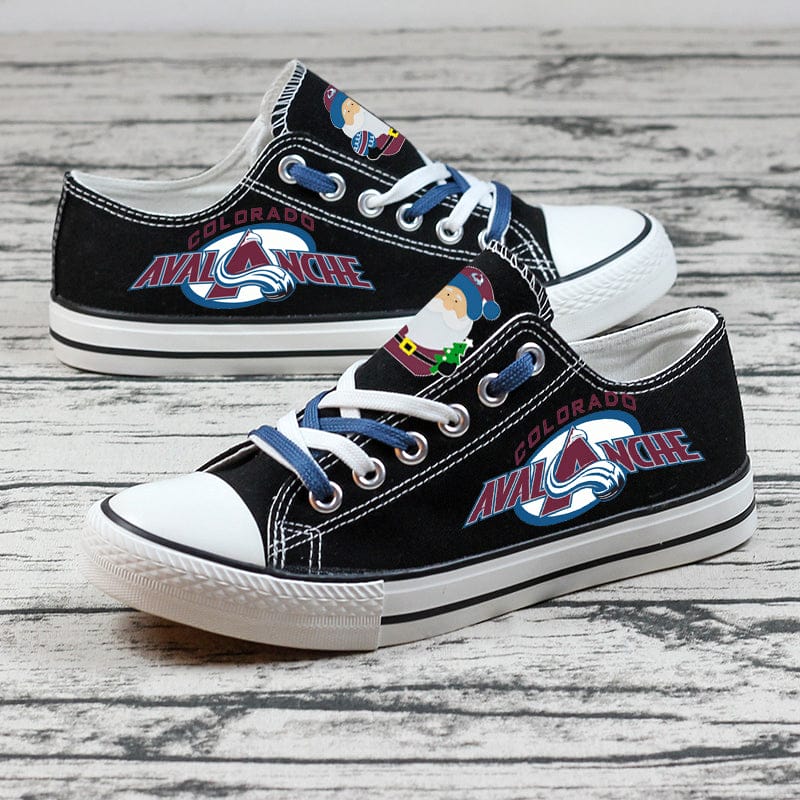 Colorado Avalanche  Low Top Canvas Sport Sneakers Shoes For Men Women Fans - Image 3