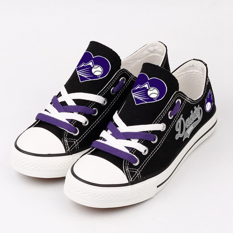 Colorado Rockies Limited Print Low Top Canvas Shoes Sport Sneakers For Men Women Fans