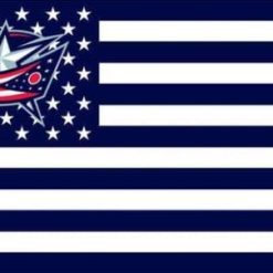 Columbus Blue Jackets Star Flag 3X5Ft Polyester Digital Print Banner USA