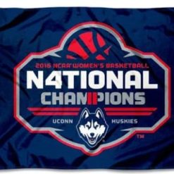 Connecticut Huskies 2016 Women's National Champions Flag 3X5ft Banner with 2 Brass Grommets