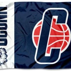 Connecticut Huskies Basketball Flag 3X5ft Banner Polyester with 2 Brass Grommets