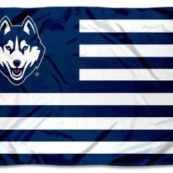 Connecticut Huskies Stars Flag 3X5ft Banner Polyester with 2 Brass Grommets