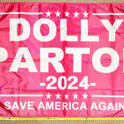 Country Music Flag Dolly Parton Save America Beer Sign Poster 3x5'