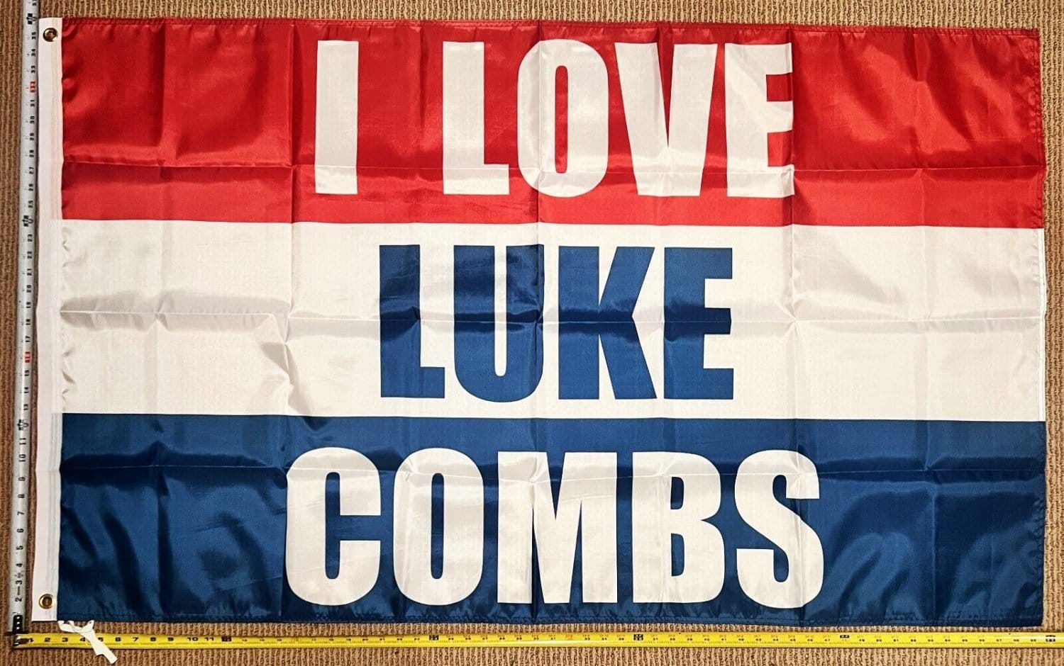 Country Music Flag Luke Combs Save America Beer Sign Poster 3x5'