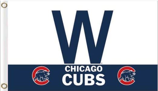 Cubs Outry Chicago Flag 3X5Ft Banner USA Polyester with Brass Grommets