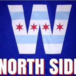 Cubs Outry Chicago North Side US Flag 3X5Ft Banner USA Polyester with Brass Grommets