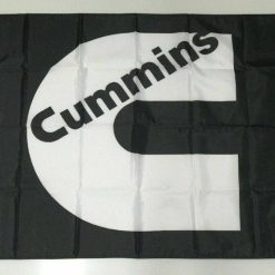 Cummins Flag Turbo Diesel Engine Car Truck Mechanic Man Cave 3x5ft