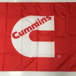 Cummins Style 2 Banner Flag Turbo Diesel Engine Car Truck Mechanic Man Cave 3x5ft