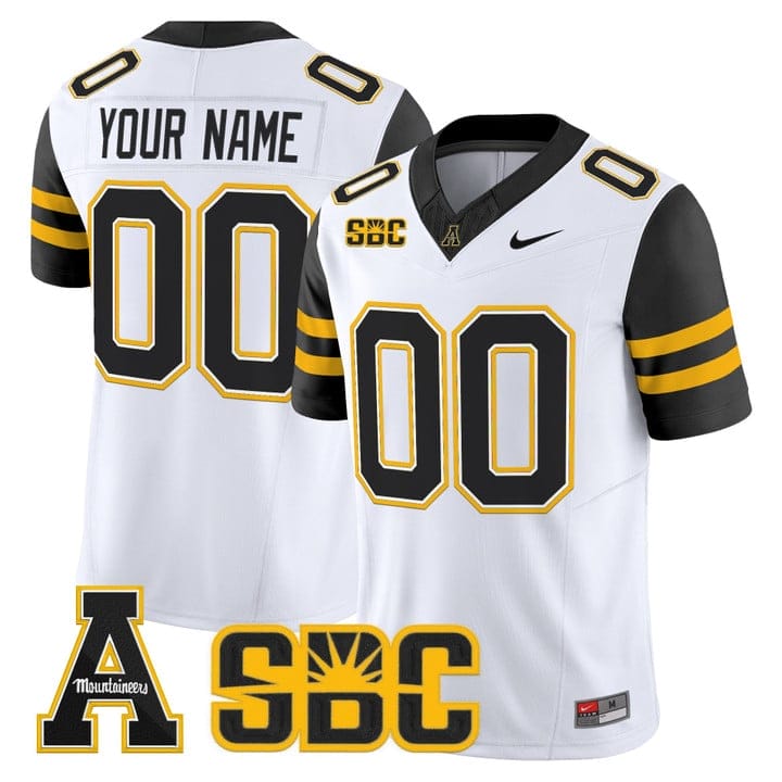 Custom App State Mountaineers Jersey Name, Number 2025 Vapor Limited Stitched - Image 4