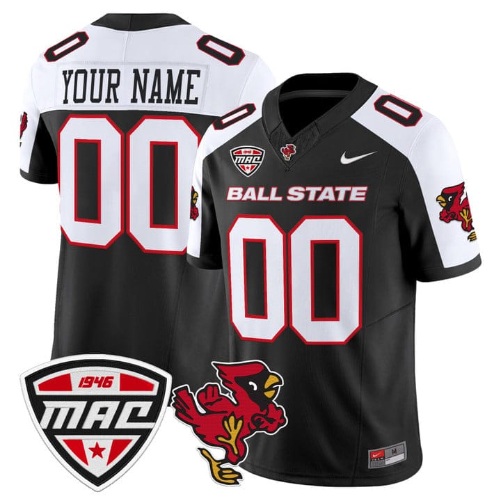 Custom Ball State Cardinals Jersey 2025 Vapor Limited Stitched - Image 3