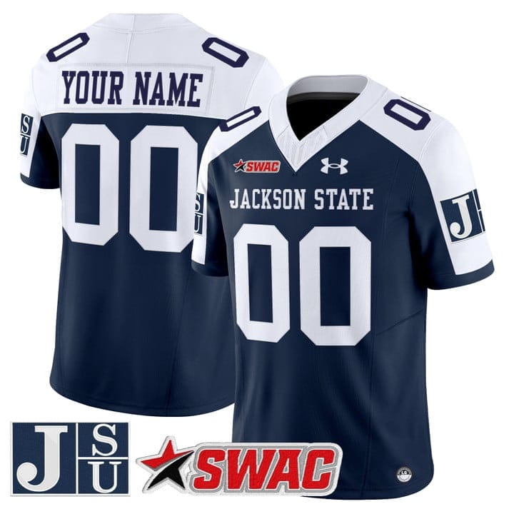 Custom Jackson State Tigers Jersey Name, Number 2025 Vapor Stitched - Image 5