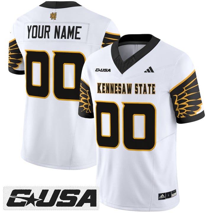 Custom Kennesaw State Owls Jersey 2025 Vapor Limited Stitched - Image 2