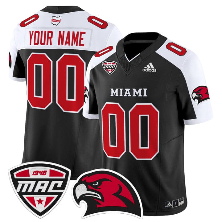 Custom Miami OH RedHawks Jersey Name, Number 2025 Vapor Limited Stitched - Image 3
