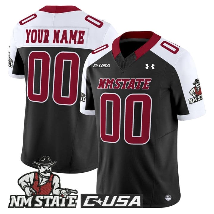Custom New Mexico State Aggies Jersey 2025 Vapor Limited Stitched - Image 3