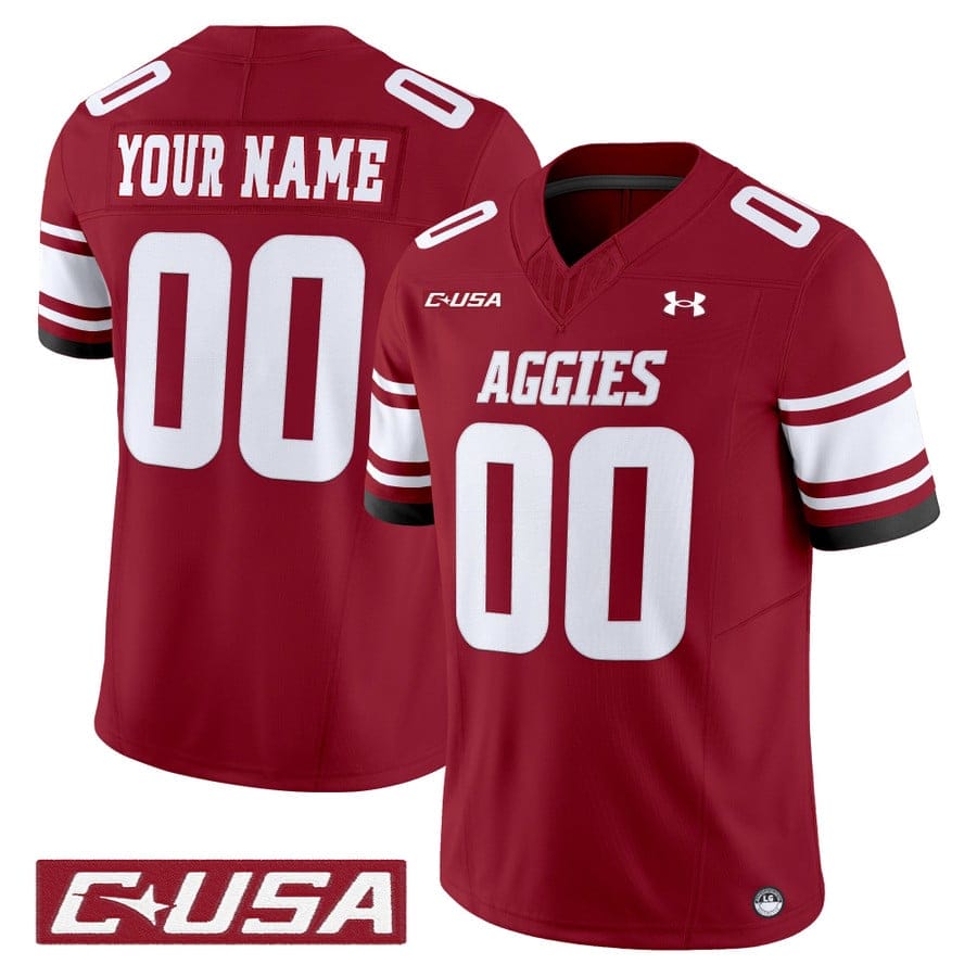 Custom New Mexico State Aggies Jersey 2025 Vapor Limited Stitched - Image 5