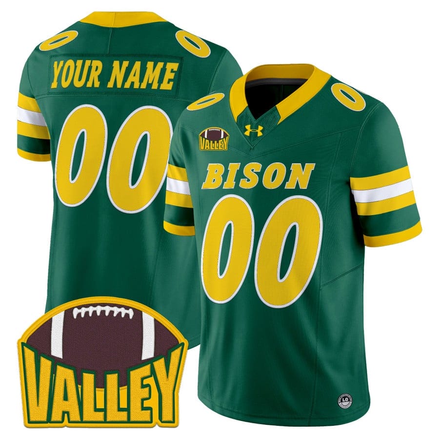 Custom North Dakota State Bison Jersey 2025 Vapor Limited Stitched - Image 5
