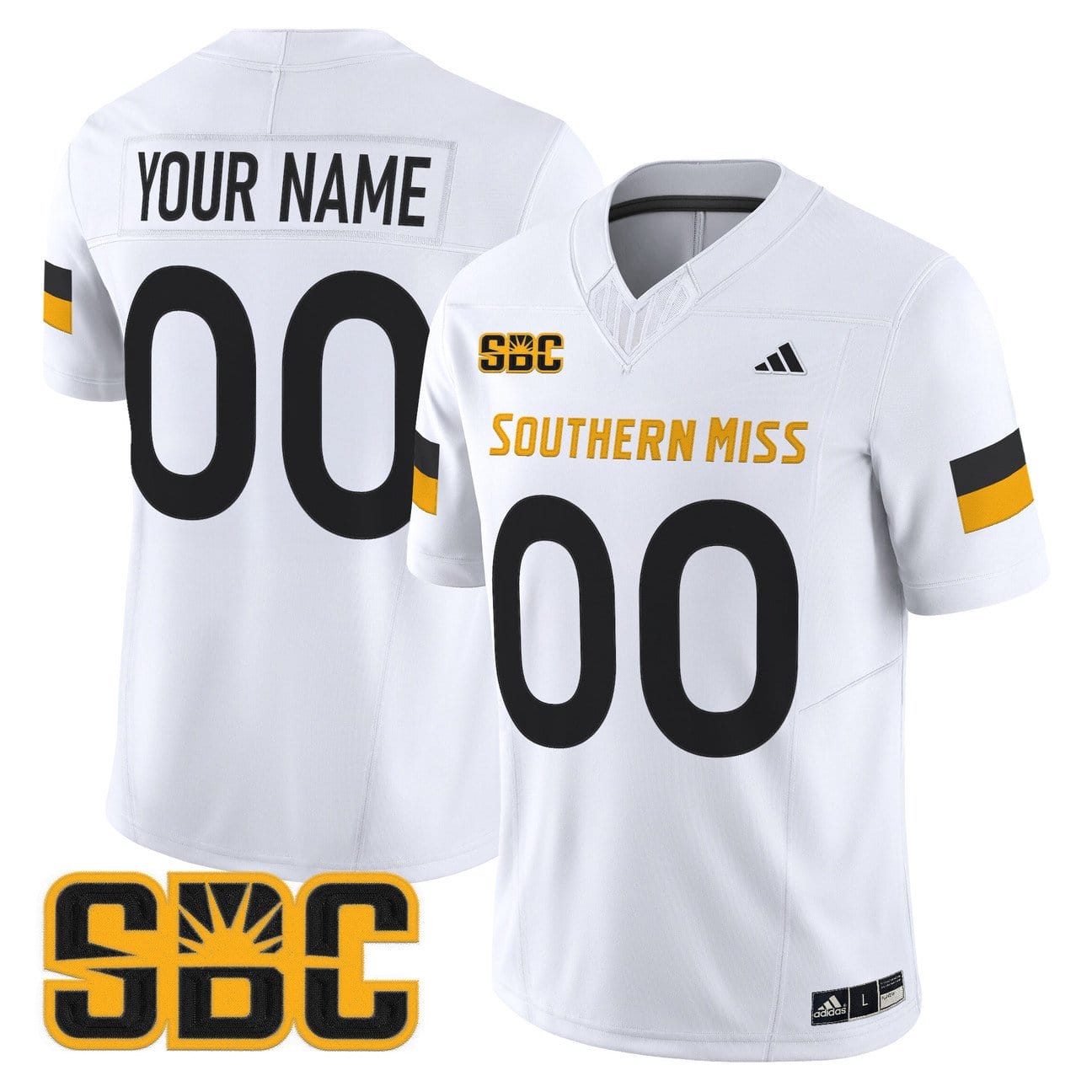 Custom Southern Miss Golden Eagles Jersey 2025 Vapor Limited Stitched - Image 5