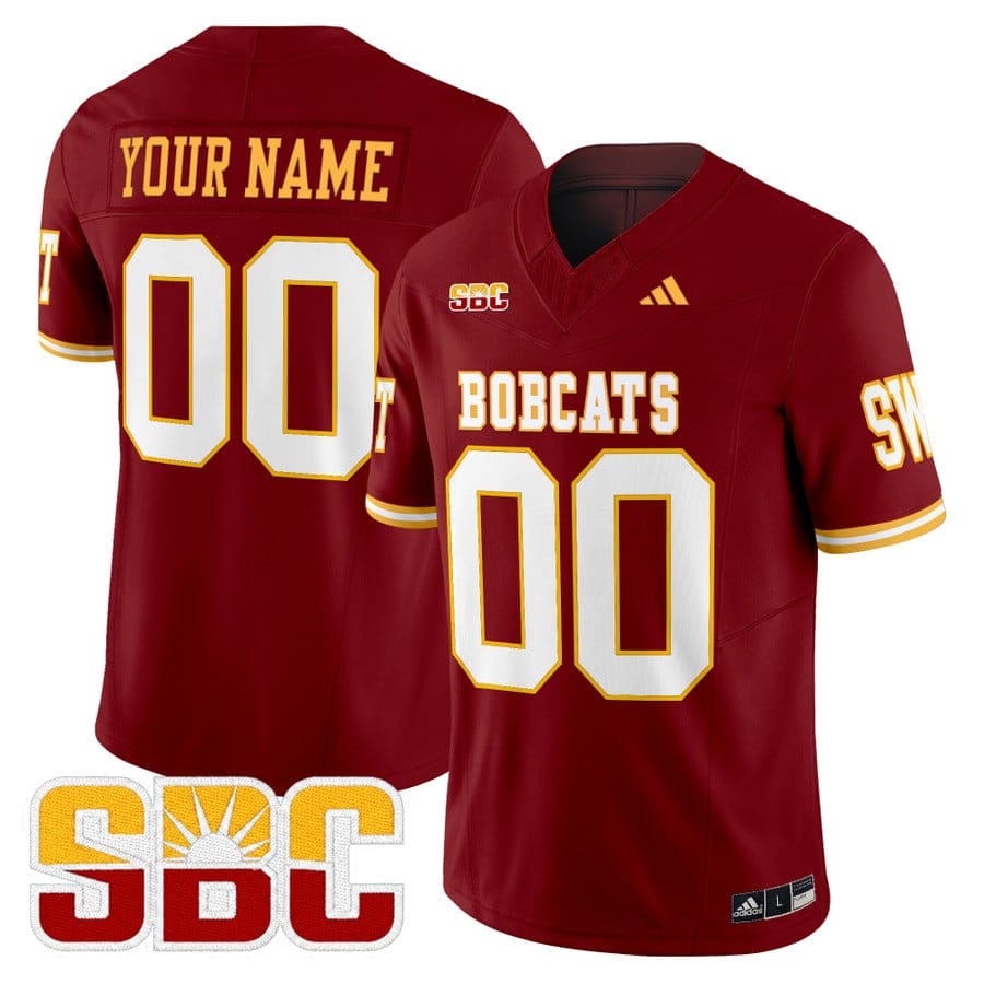 Custom Texas State Bobcats Jersey Name, Number 2025 Limited Stitched - Image 4